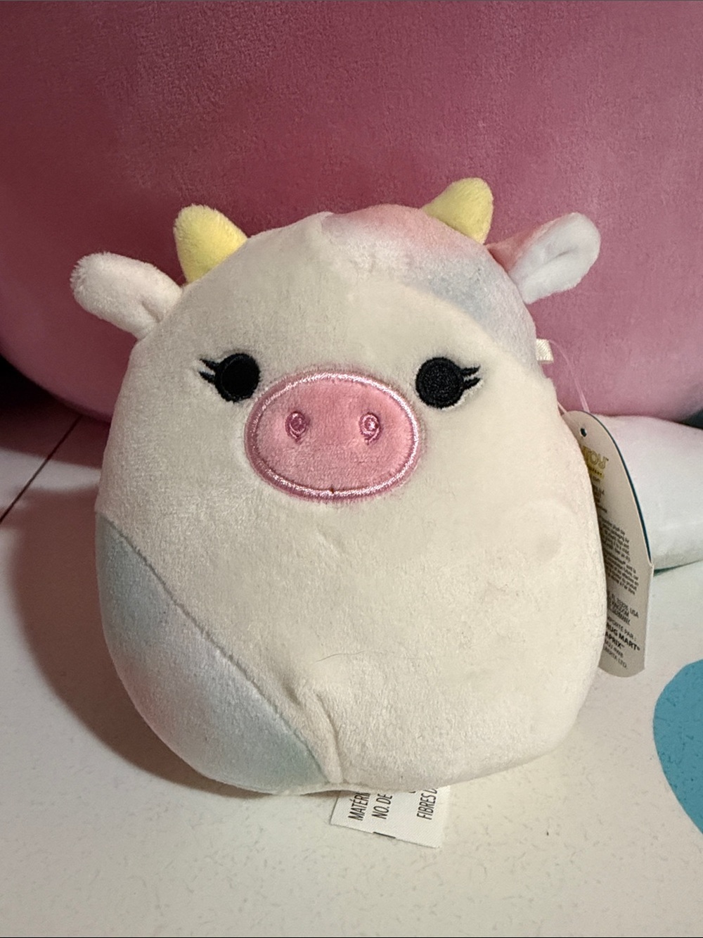 Squishmallows Candess the Cow 5” Tie Dye